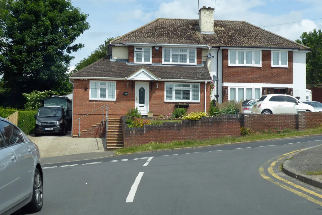 Houses on Wingate Avenue, High Wycombe. Homes in the old Wycombe district get five containers, one more than homes in the Aylesbury half of the same council.